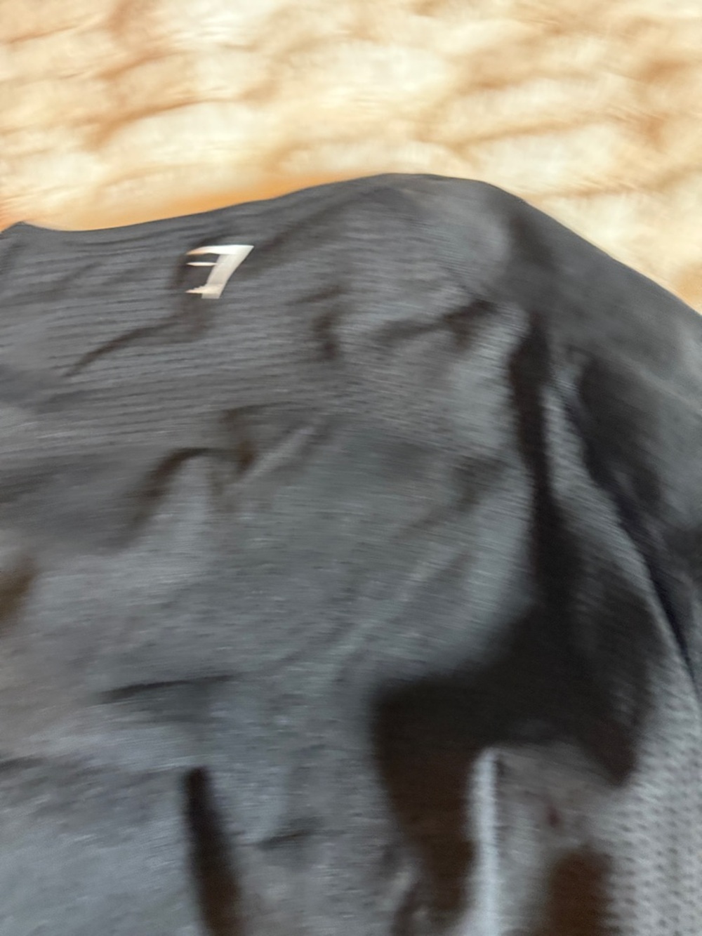 Gymshark Black Long-Sleeve Cropped Training Top - Picture 6 of 6